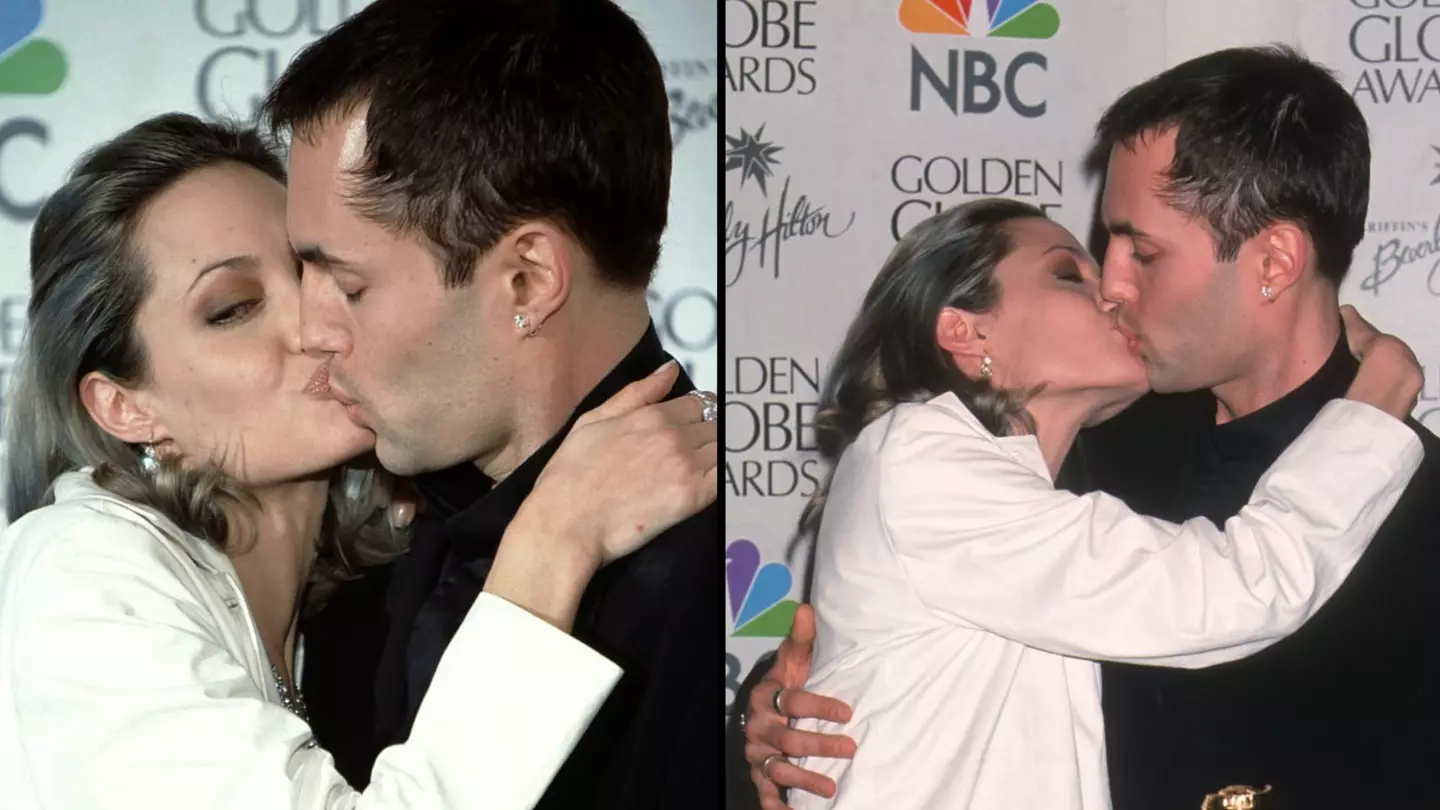 Angelina Jolie reveals why she kissed her brother on the lips